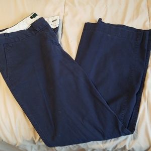 JCrew City Fit Wide Leg Pants (short)